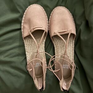 Pink Espadrille Flats
